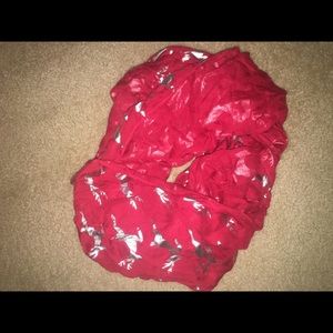 ❤️SOLD❤️ Red Reindeer Loop Scarf